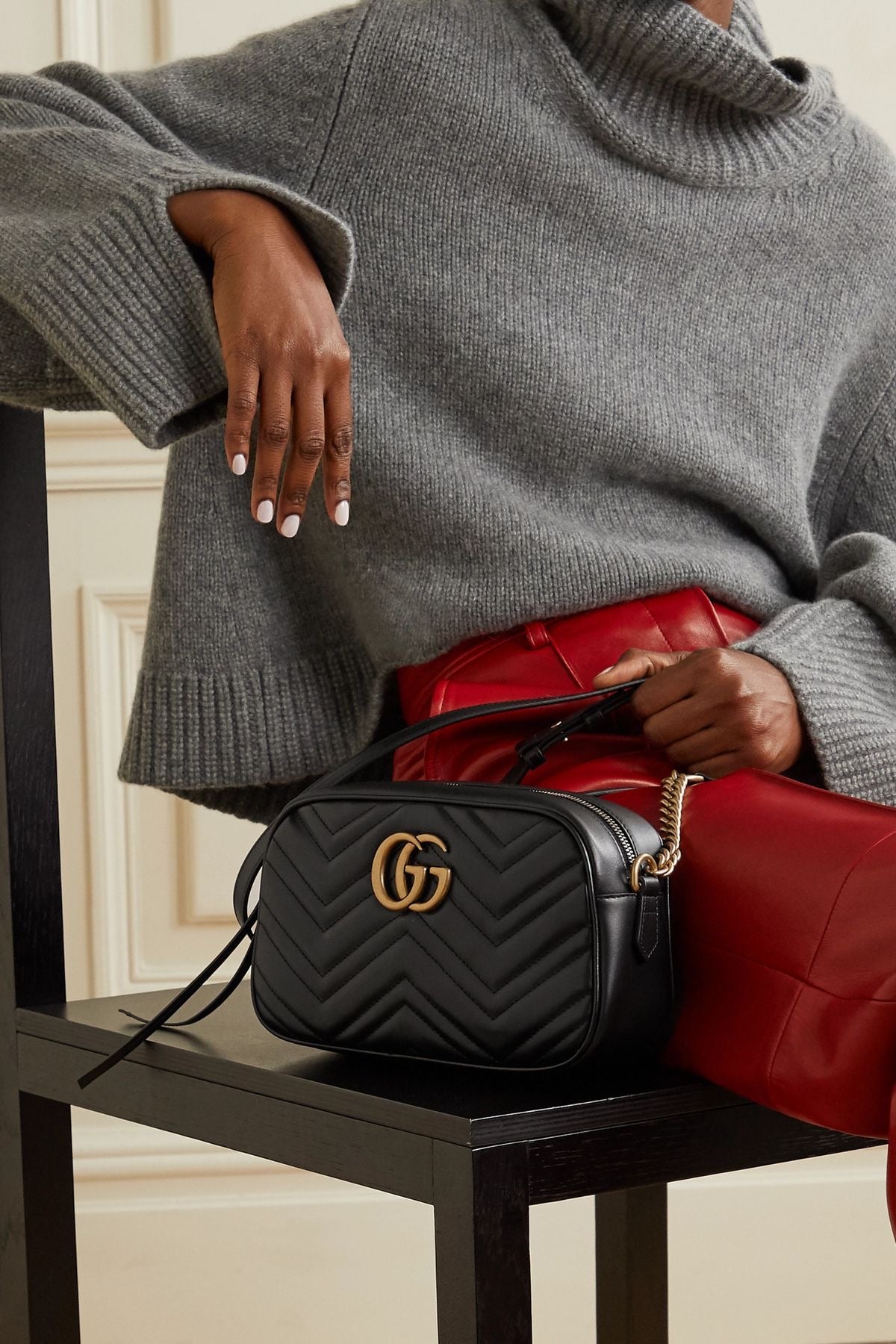 Bolsa Gucci Marmont Camera Preto