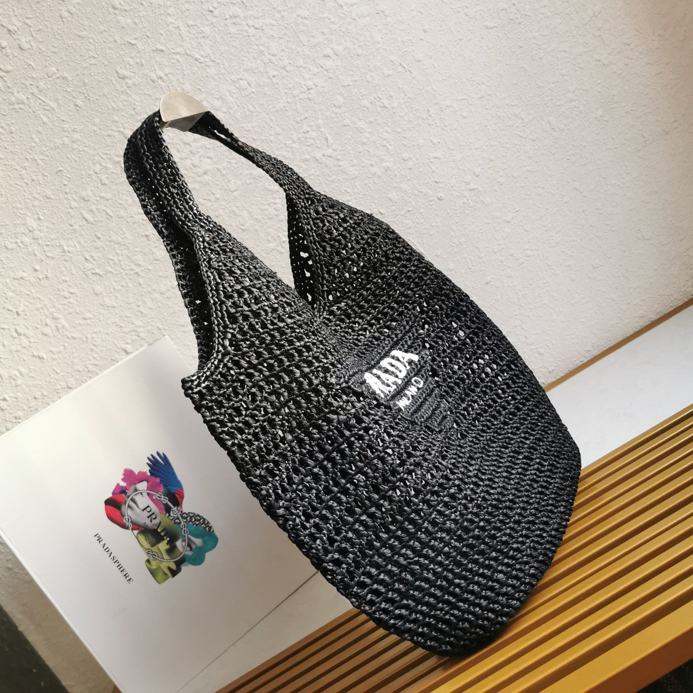 Bolsa Prada Rafia Praia