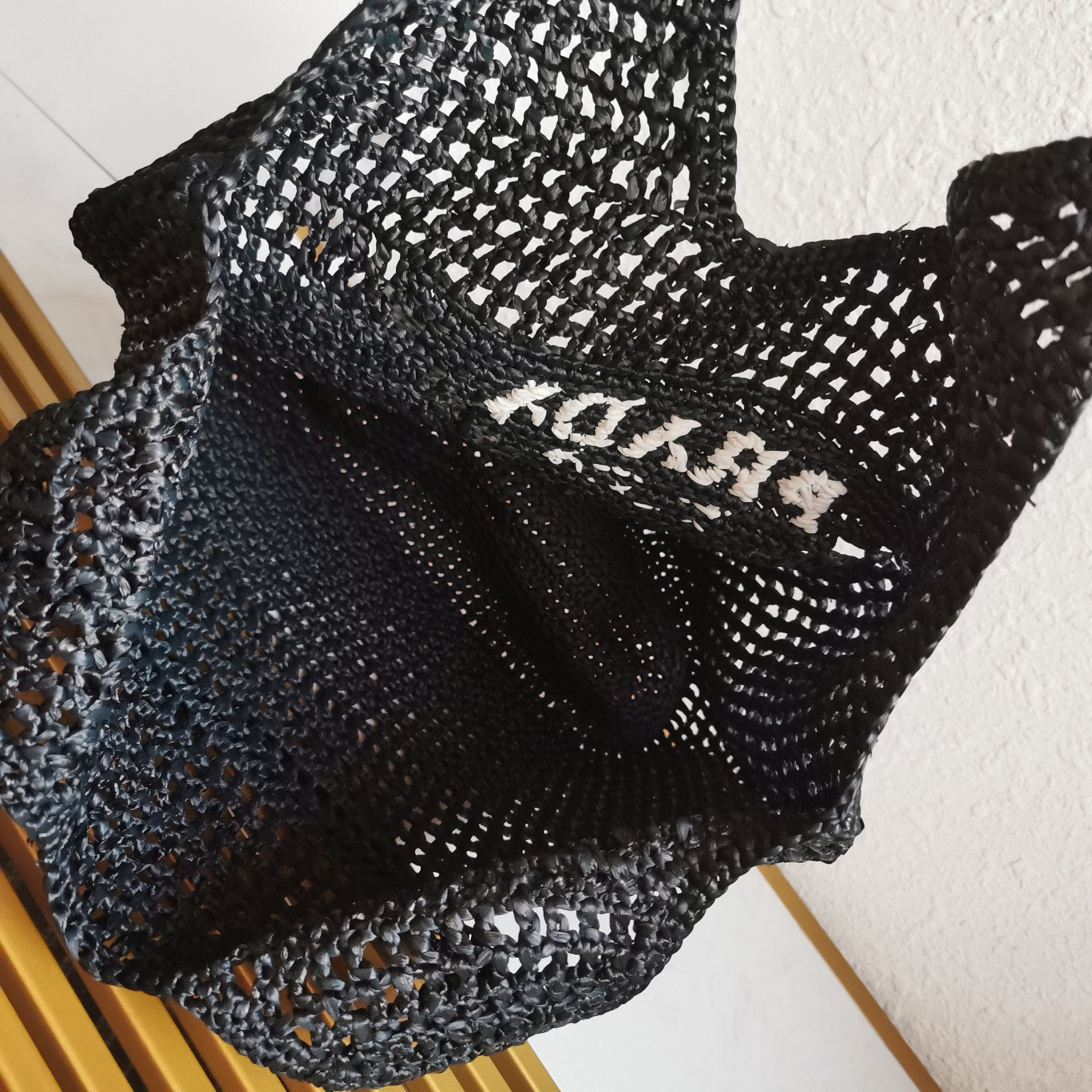 Bolsa Prada Rafia Praia