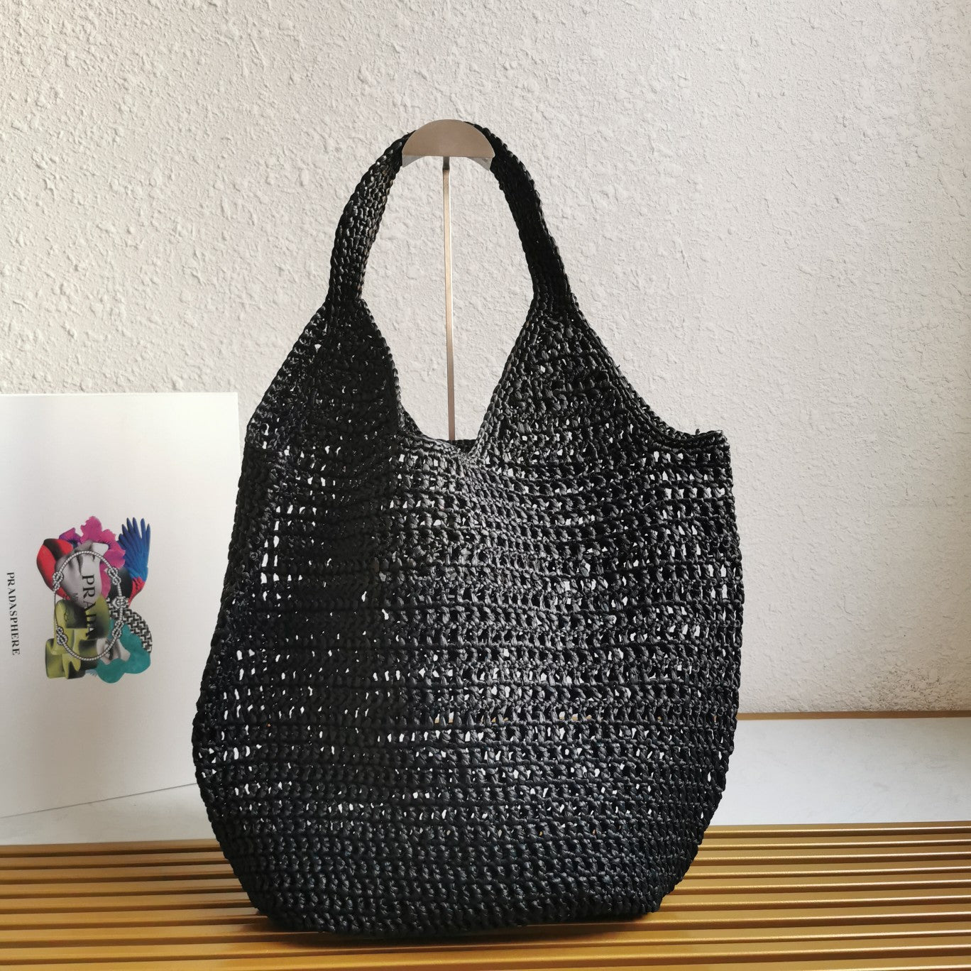 Bolsa Prada Rafia Praia