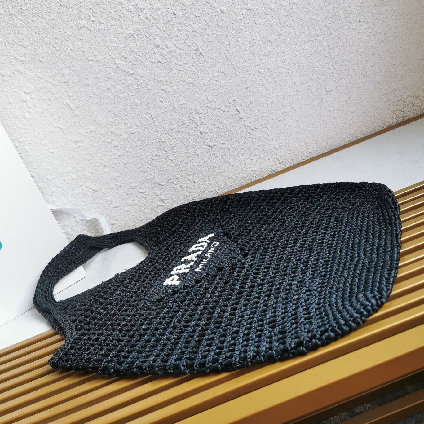 Bolsa Prada Rafia Praia