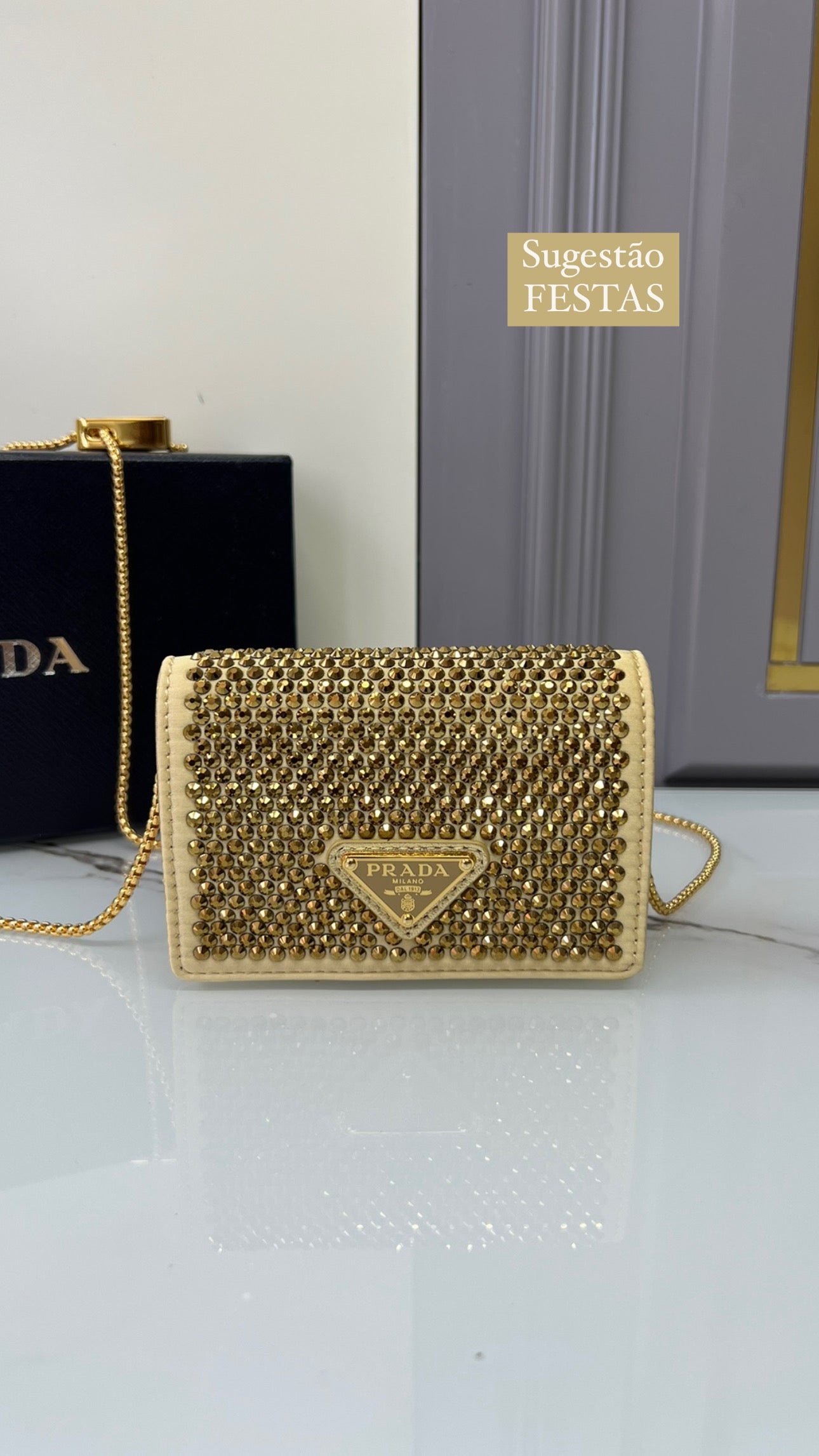 Bolsa Prada Cristal Mini