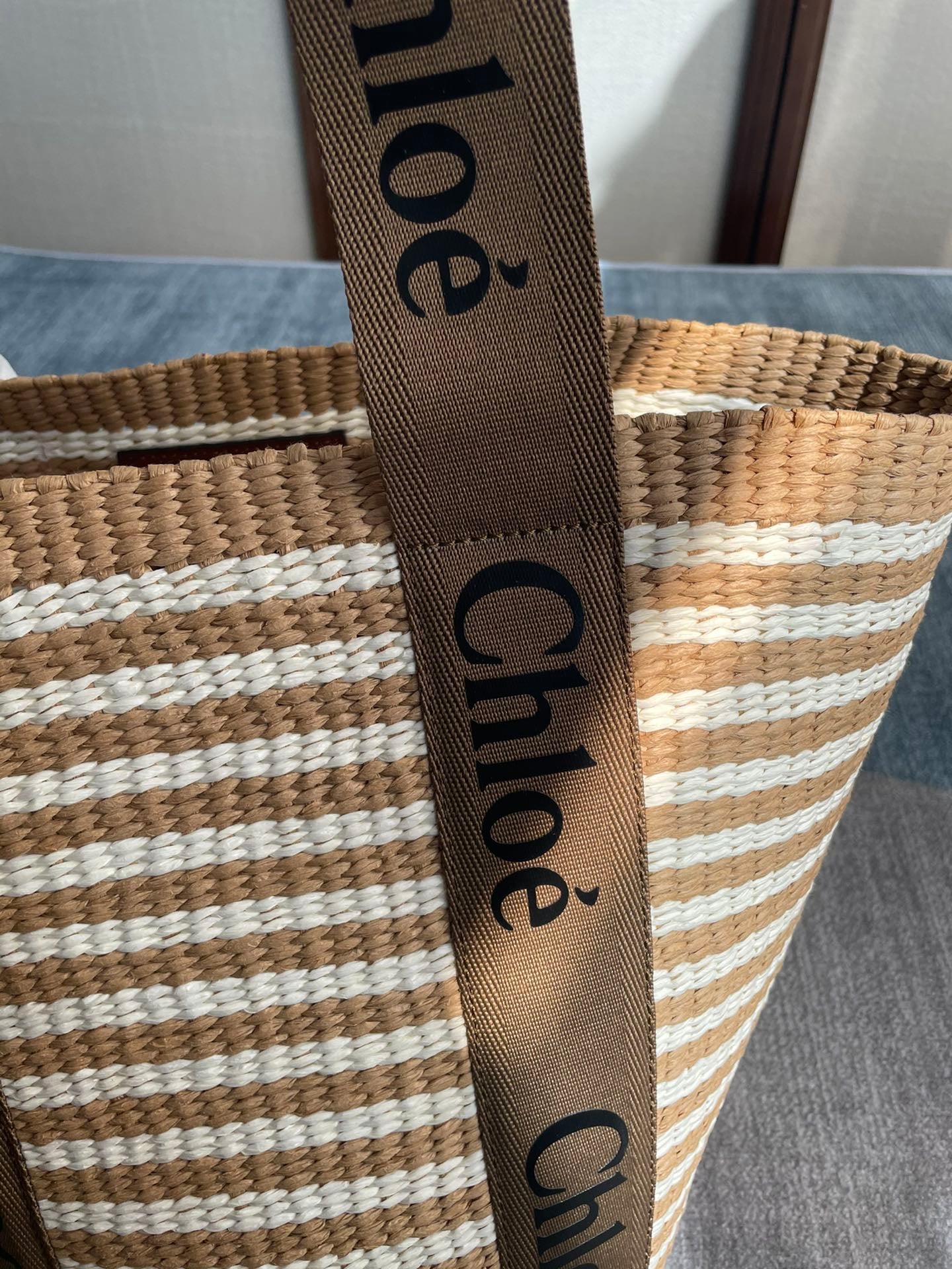 Bolsa Chloe Woody Basket