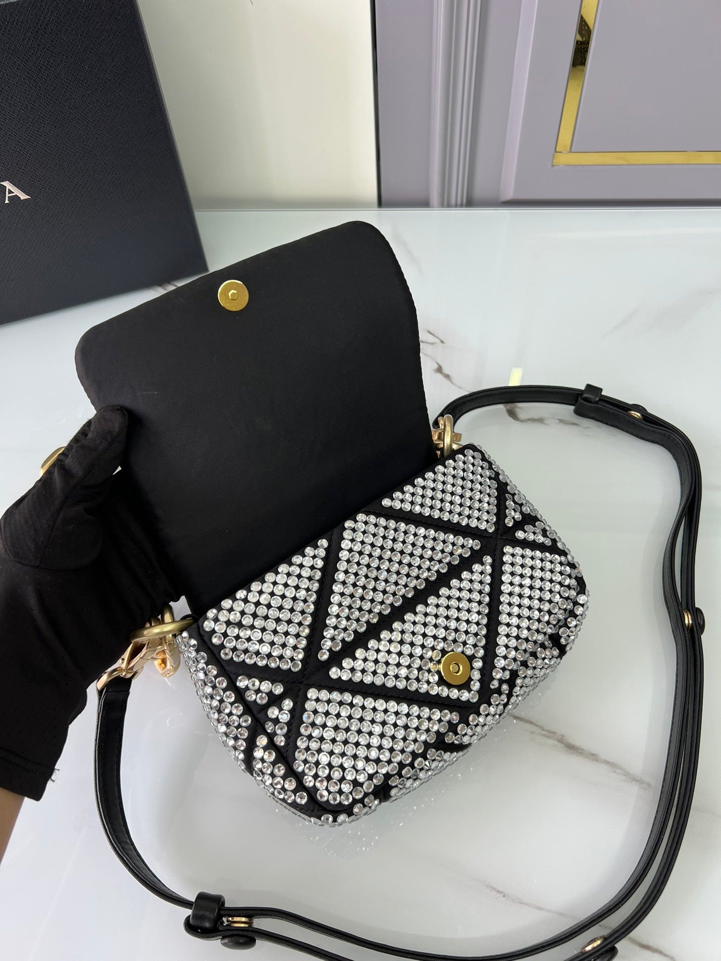 Bolsa Prada Cristal