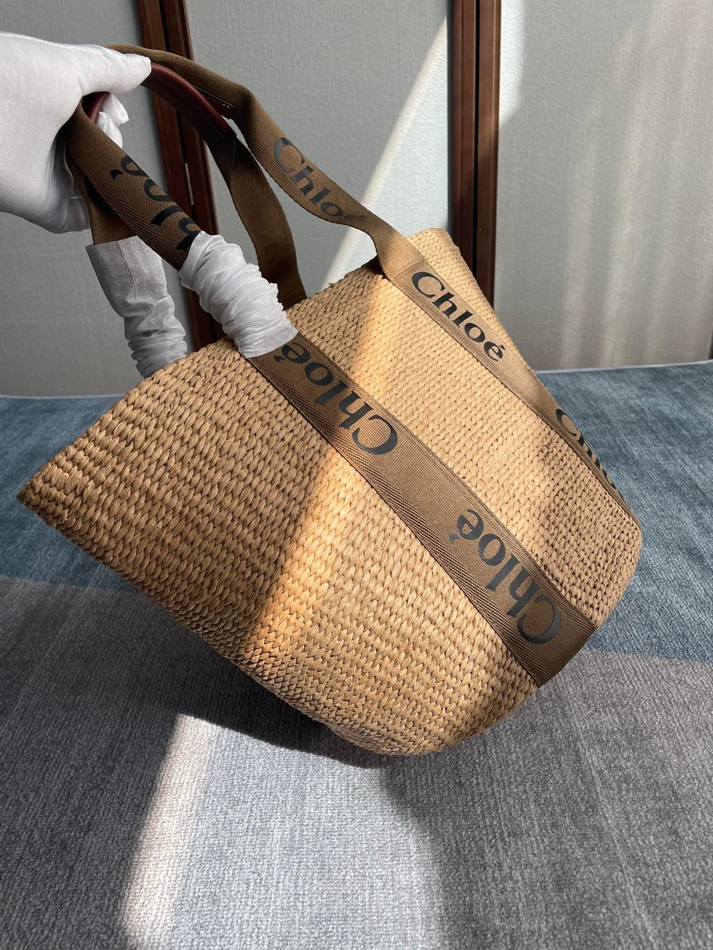 Bolsa Chloe Woody Basket