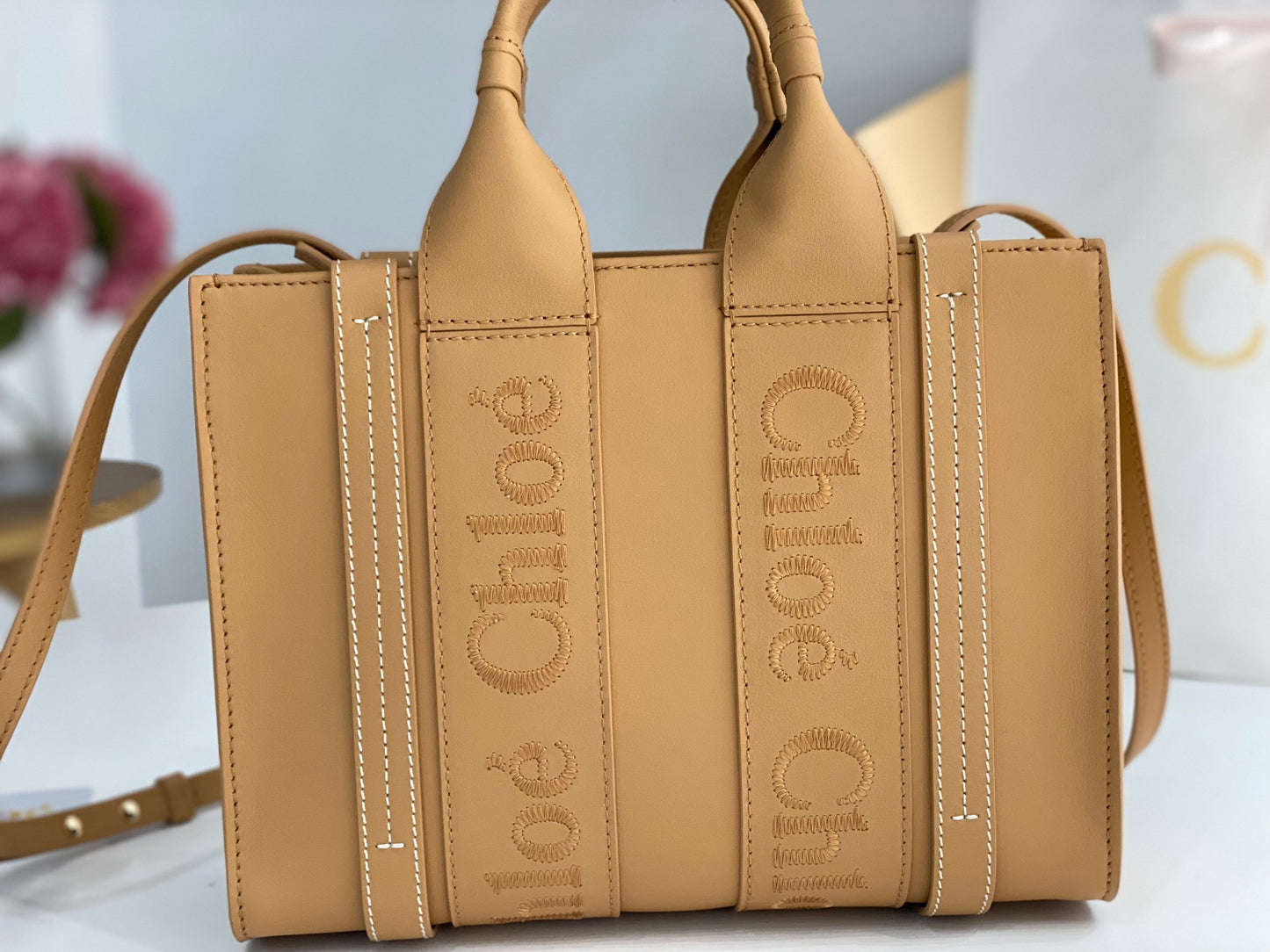 Bolsa Chloe Woody Tote