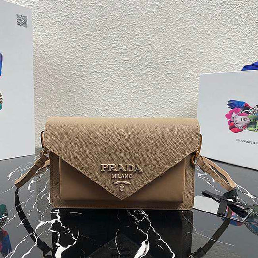 Bolsa Prada Estofada Couro