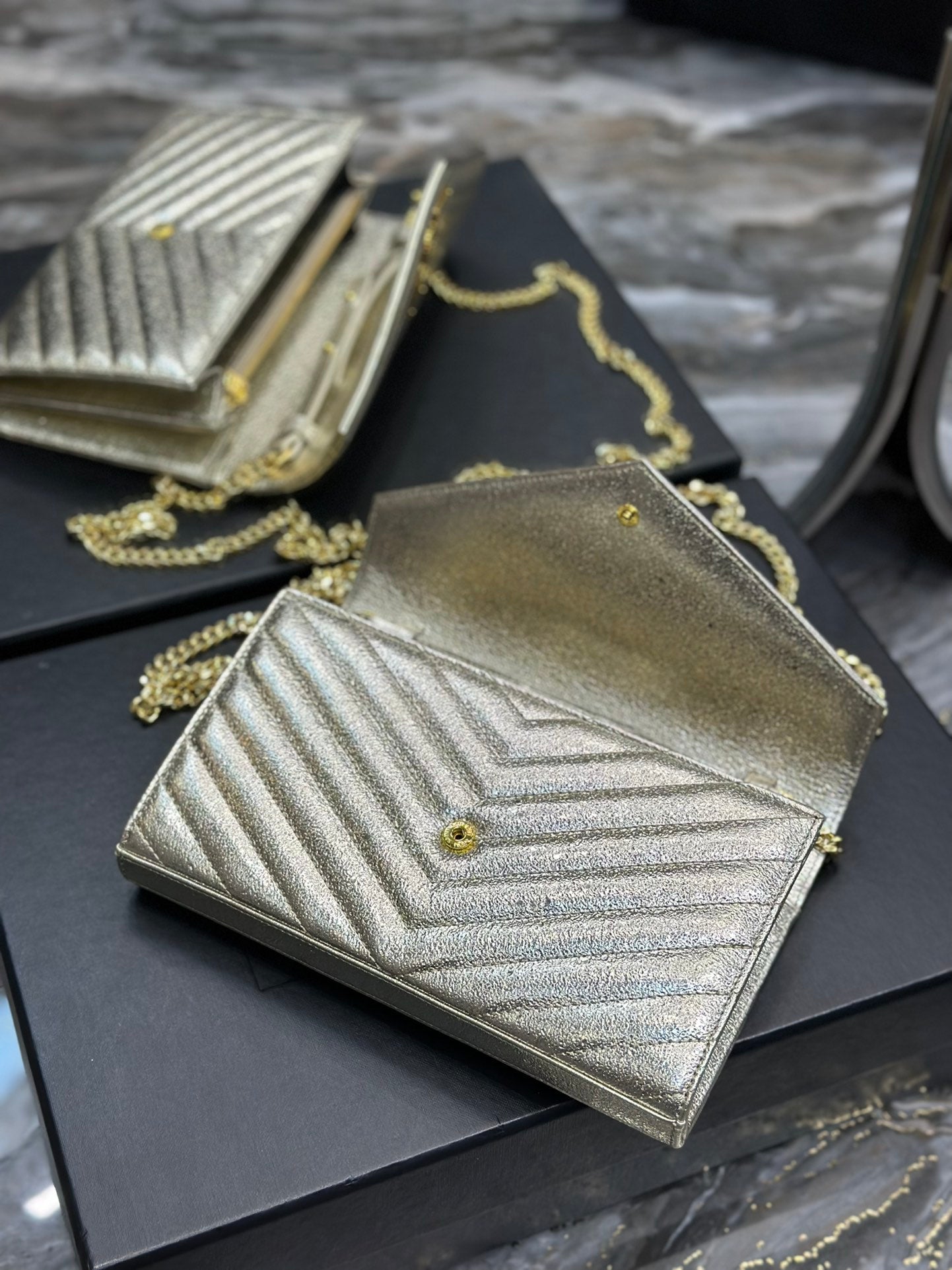 Bolsa YSL Envelope Matelasse