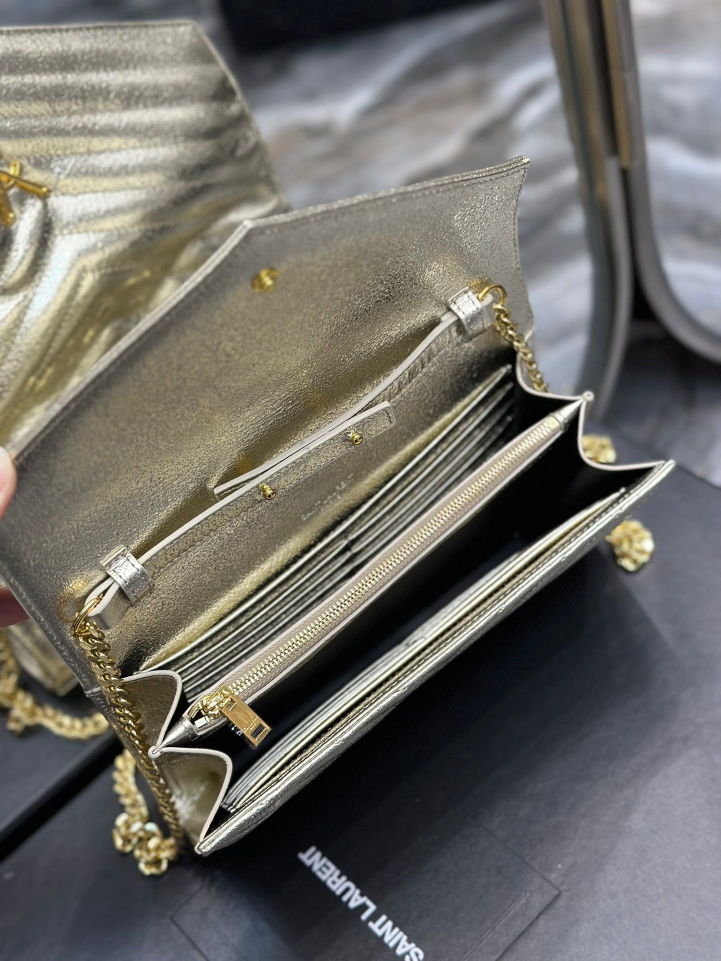 Bolsa YSL Envelope Matelasse