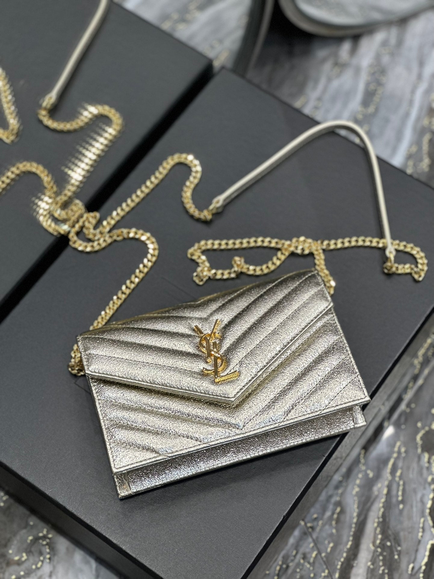 Bolsa YSL Envelope Matelasse