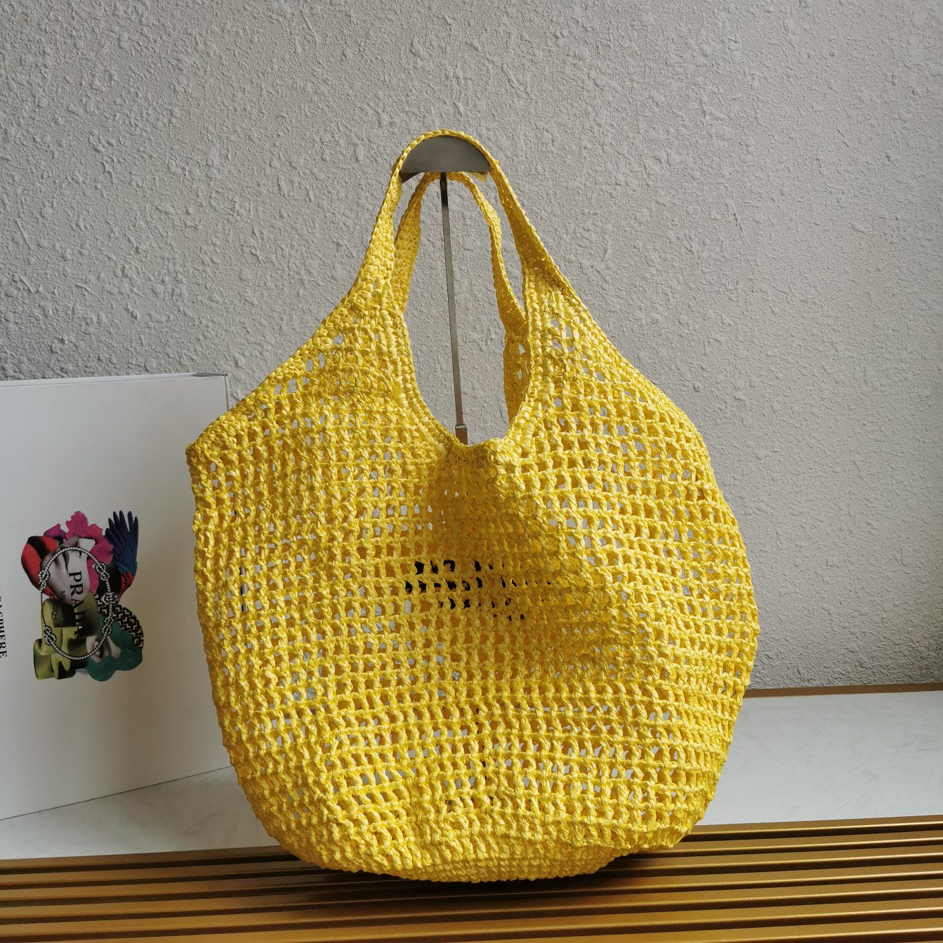 Bolsa Prada Rafia  Praia