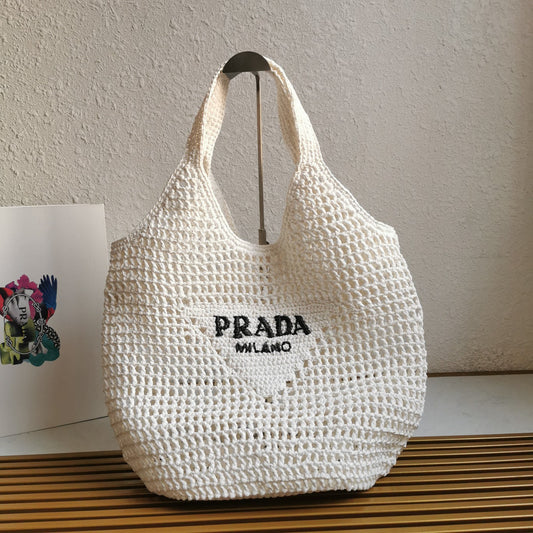 Bolsa Prada Rafia  Praia