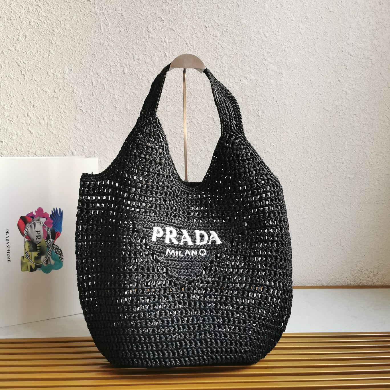 Bolsa Prada Rafia  Praia