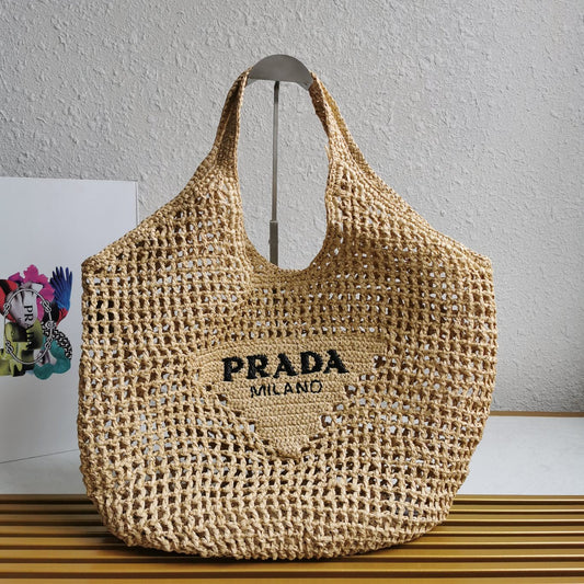 Bolsa Prada Rafia  Praia