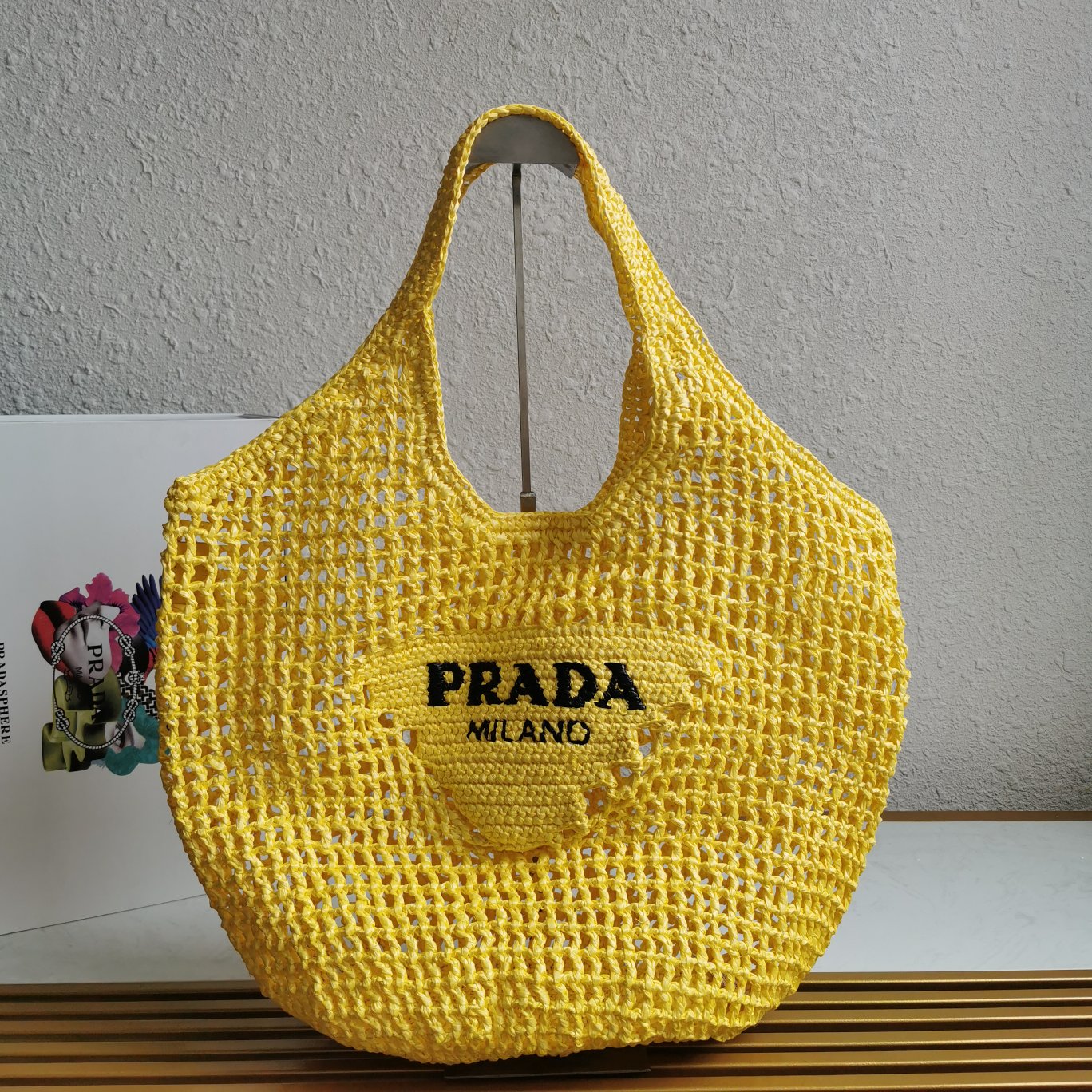 Bolsa Prada Rafia  Praia