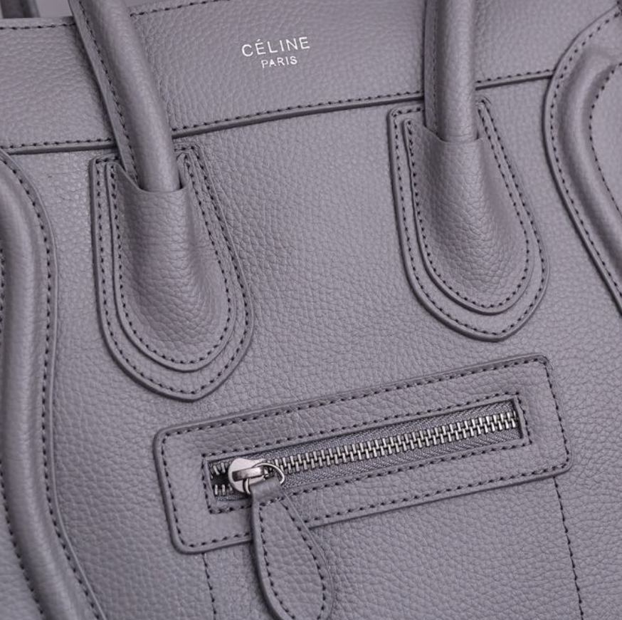 Bolsa Celine Smiley Cinza