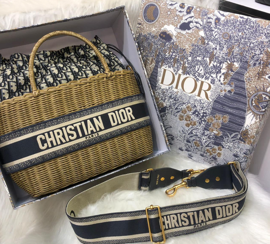 Bolsa Dior Saco Wicker Basket