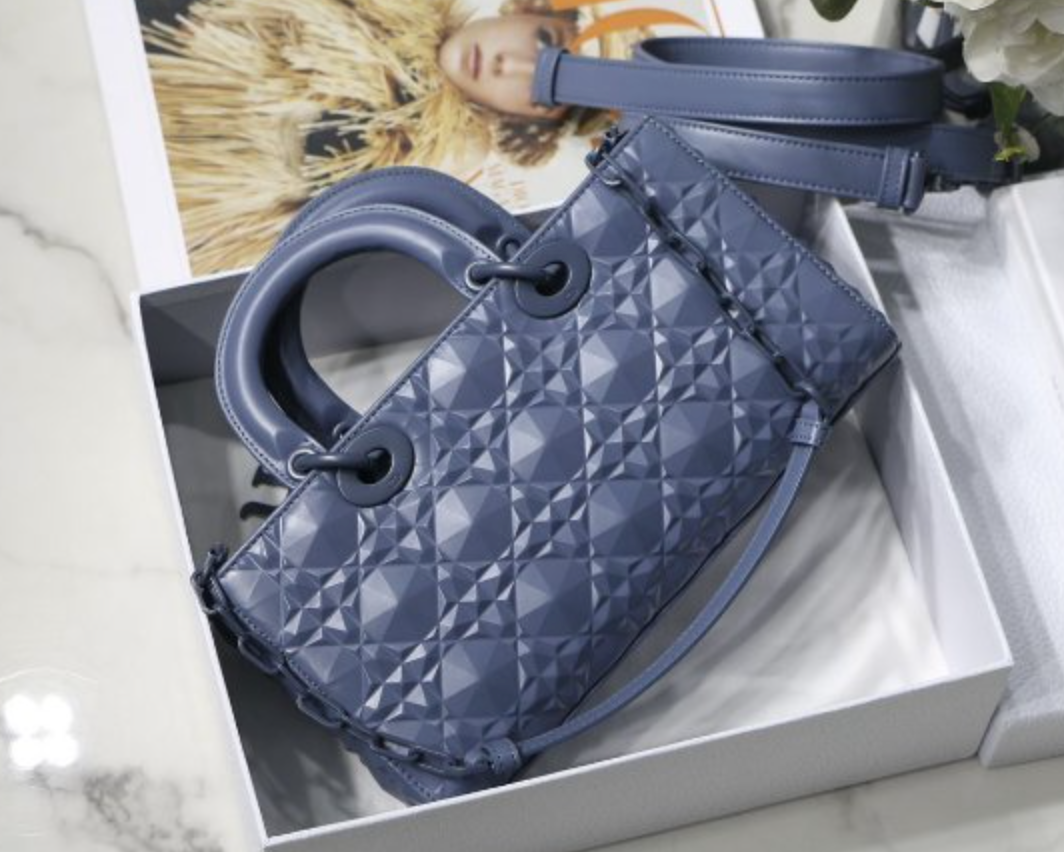 Bolsa Dior Lady Djoy Off Blue