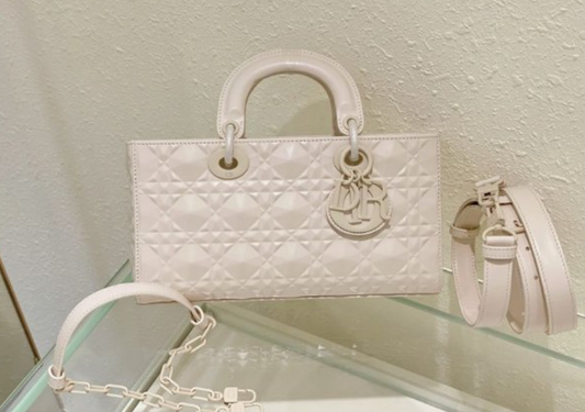 Bolsa Dior Lady Djoy Off White