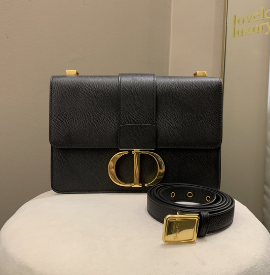 Bolsa Christian Dior Montaigne Preto