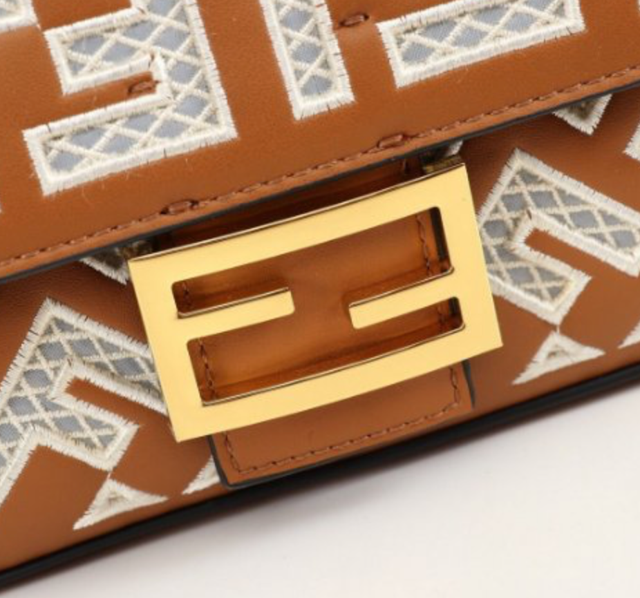 Bolsa Fendi Baguete Marrom