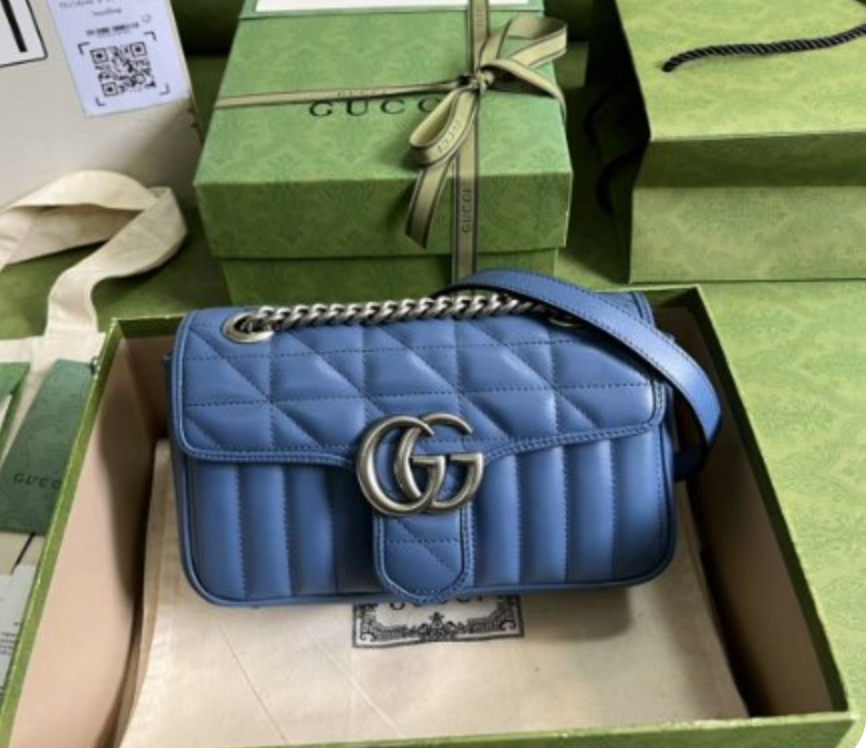 Bolsa Gucci Marmont Blue