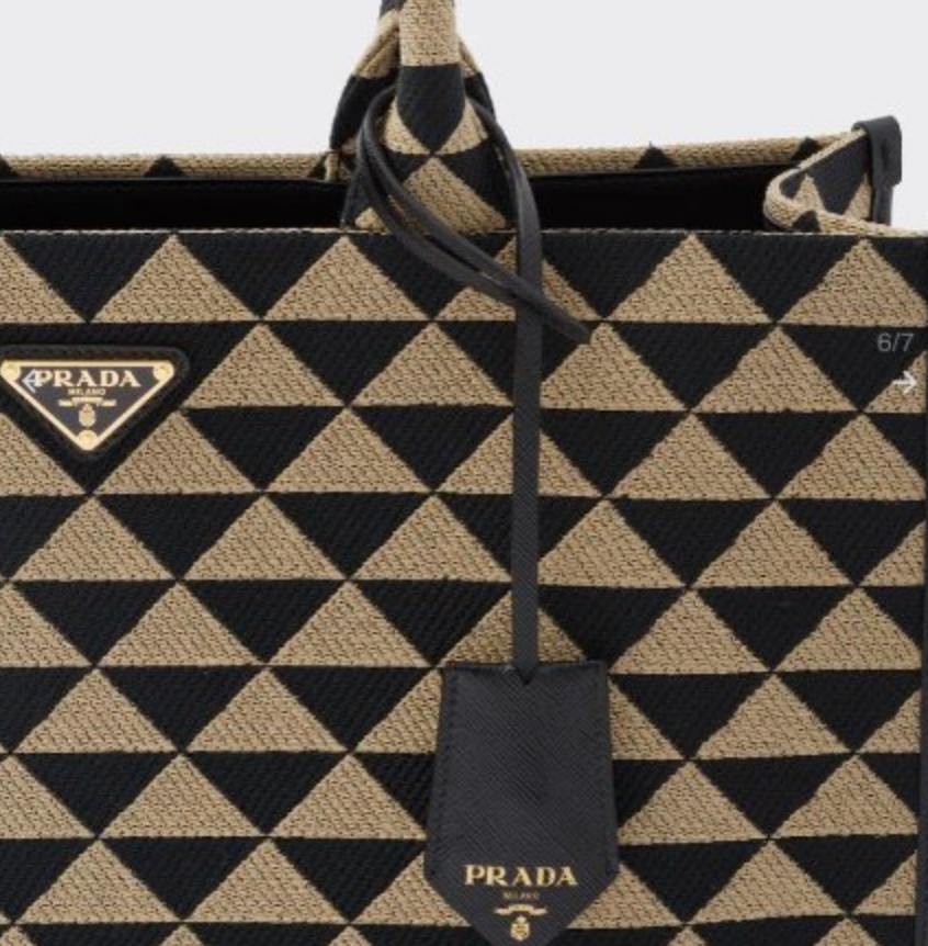 Bolsa Prada Jacquard