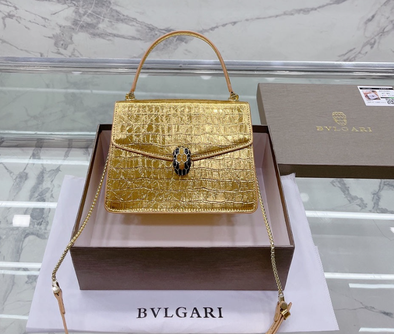 Bolsa Bvlgari Serpenti Croco