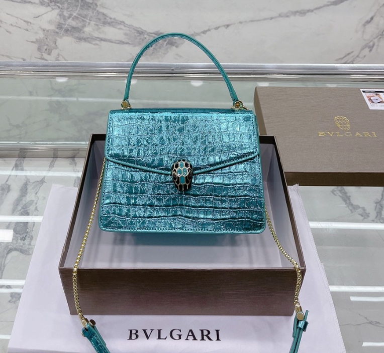 Bolsa Bvlgari Serpenti Croco