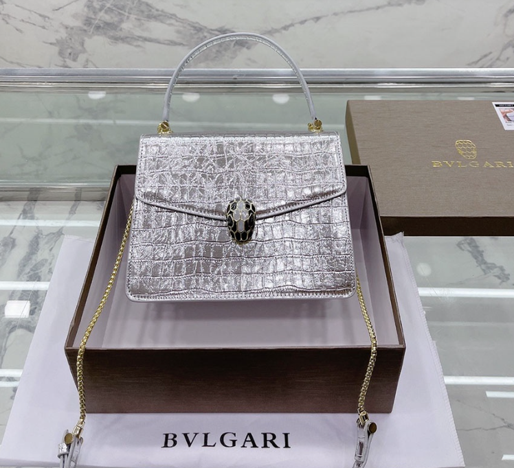 Bolsa Bvlgari Serpenti Croco