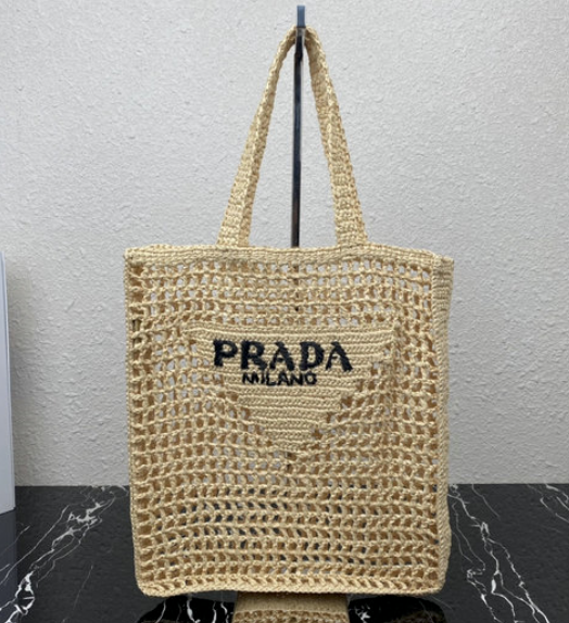 Bolsa Prada Rafia  Praia