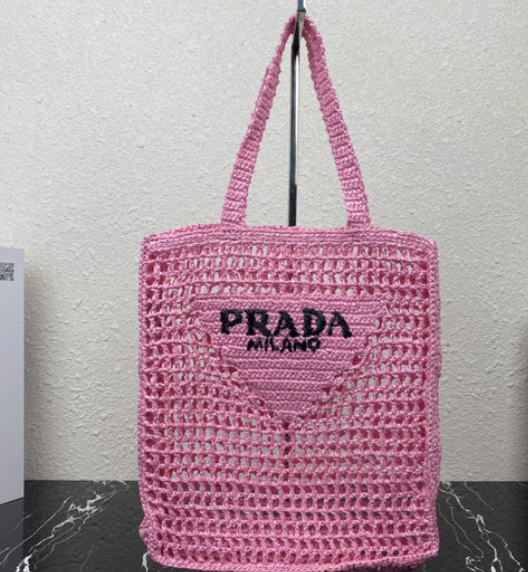 Bolsa Prada Rafia  Praia