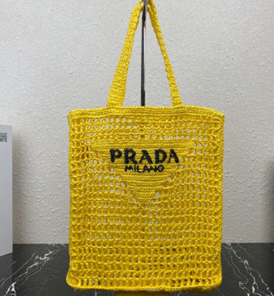 Bolsa Prada Rafia  Praia