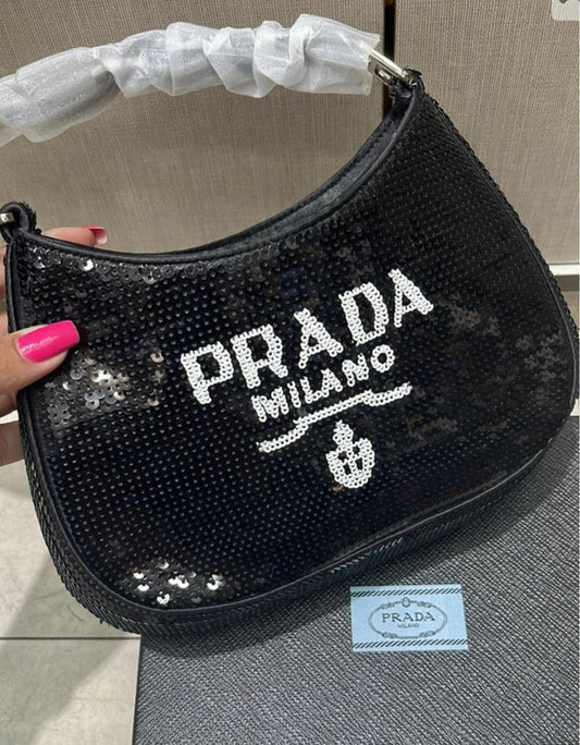 Bolsa Prada Cleo Paetês