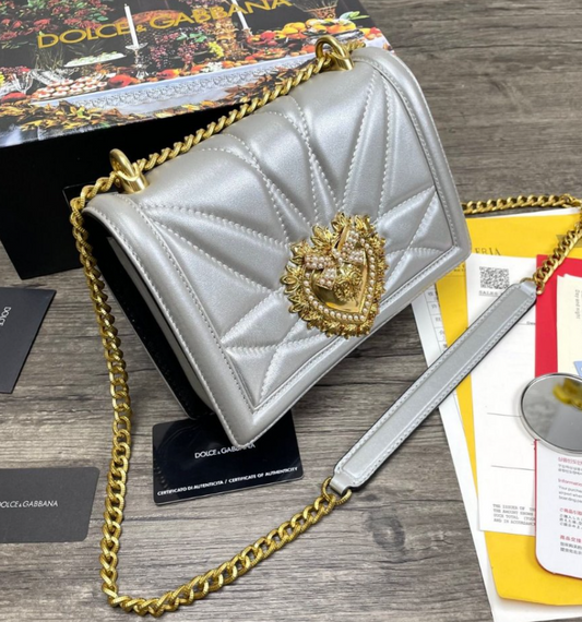 Bolsa Dolce Gabbana Devotion Silver