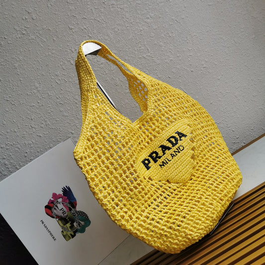 Bolsa Prada Rafia  Praia