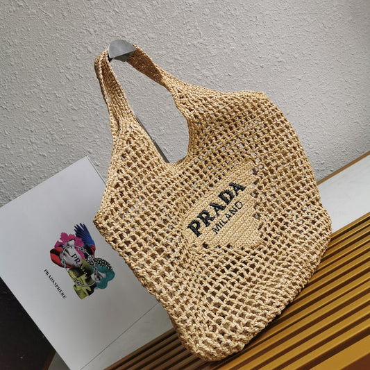 Bolsa Prada Rafia  Praia