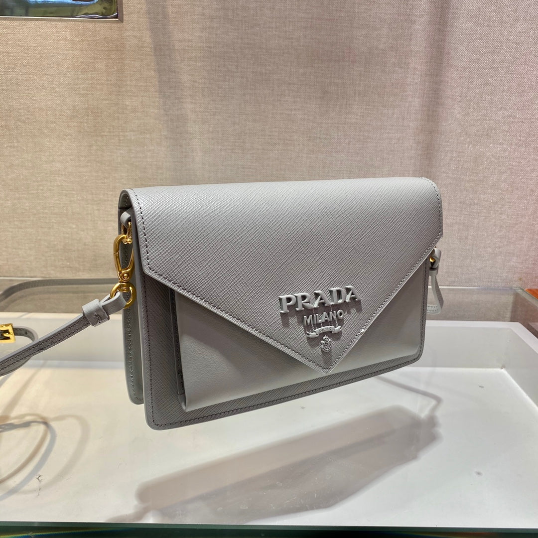 Bolsa Prada Estofada Couro