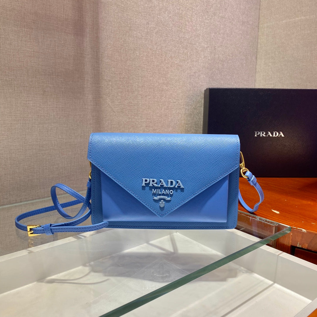 Bolsa Prada Estofada Couro