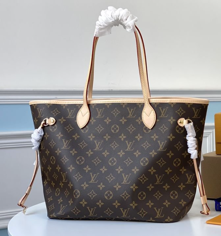 Bolsa Louis Vuitton Neverfull Monogram Beige